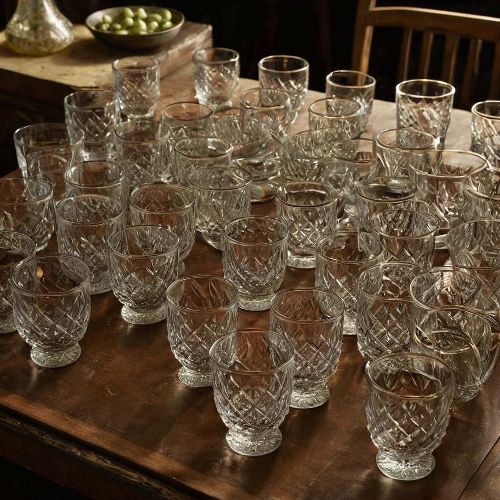 Practical visual for Should vintage glassware be catalogued individually, by pattern, or in mixed lots